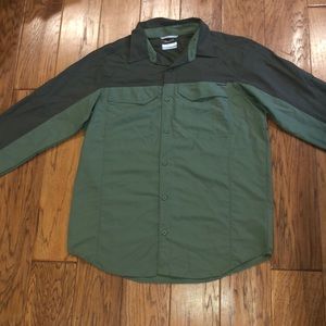 Columbia button down, fishing shirt